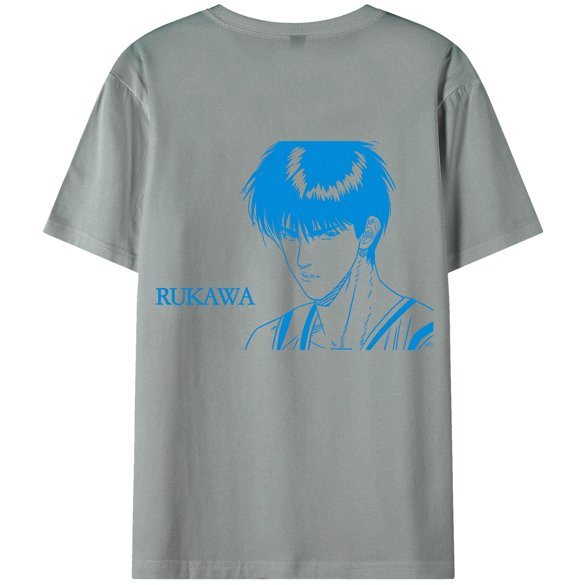 （画像用） SLAM DUNK／スラムダンク 綿100％ メンズ半袖Tシャツ（バックプリント） 通気性